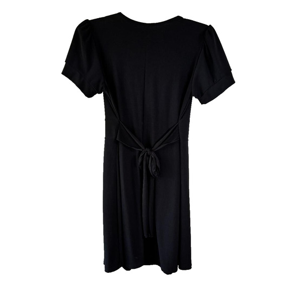 Siren Lily Black Knee Length Short Sleeve Dress no tags see measurements - Picture 2 of 8
